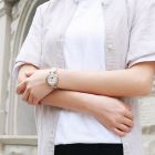 罗西尼(ROSSINI)手表勋章系列钢带商务女士石英腕表5744T01A