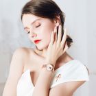 罗西尼(ROSSINI)手表韵系列钢带时尚女士机械腕表5842