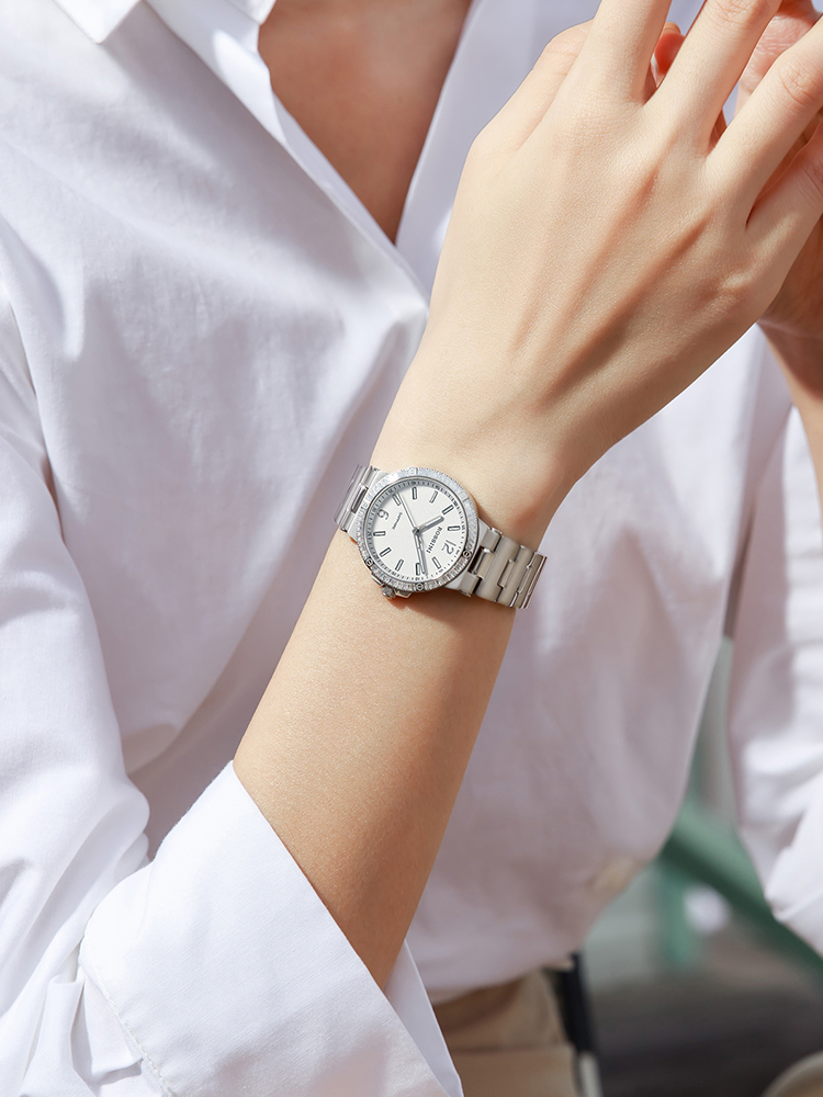 罗西尼(ROSSINI)手表不锈钢表壳不锈钢表带石英女表50106