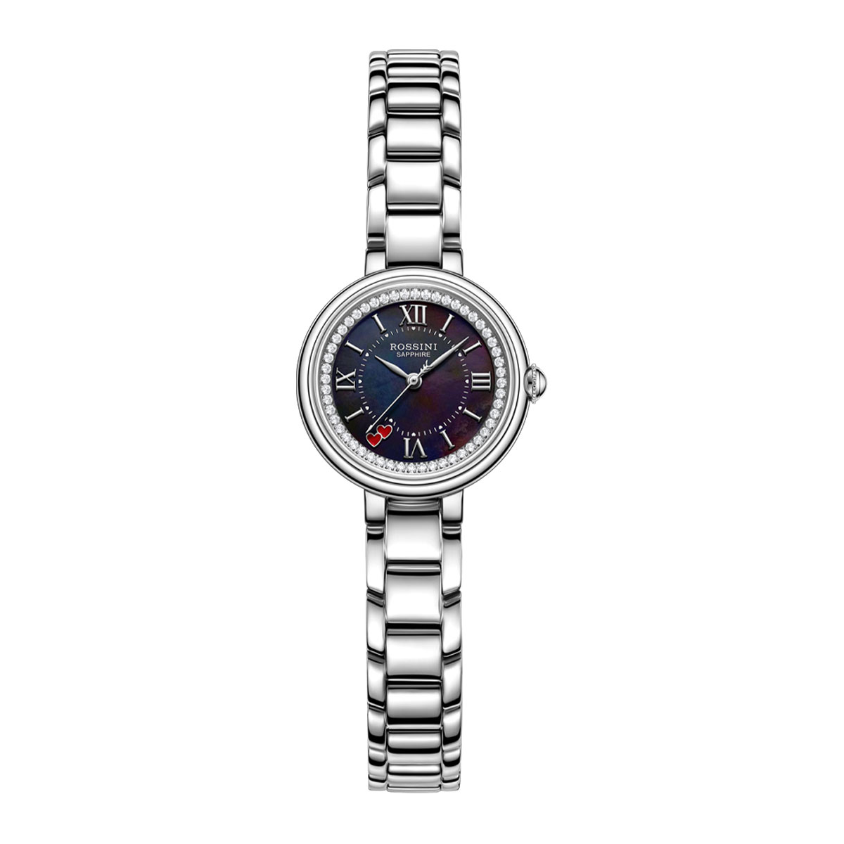 罗西尼(ROSSINI)手表CHIC系列七夕不锈钢表壳不锈钢表带石英表6230130
