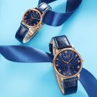 罗西尼(ROSSINI)手表丝绸钢带情侣石英表SR9461/SR9462系列