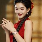 罗西尼（ROSSINI）【罗西尼x故宫养心殿数字科技展】红色手表女18K金宝相宫禧女表50262