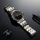 罗西尼(ROSSINI)手表不锈钢+钨钢表壳不锈钢表带机械情侣表6561&6562（特价表）
