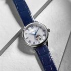 罗西尼(ROSSINI)手表蓝爵系列钢带皮带商务女士机械腕表5902（特价表）
