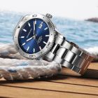 罗西尼(ROSSINI)蓝手表男机械表正品名牌防水潮流运动手表男士腕表519949（一口价）