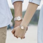 罗西尼(ROSSINI)手表丝绸钢带情侣石英表SR9461/SR9462系列