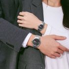 罗西尼(ROSSINI)手表启迪系列钢带商务情侣石英表5723&5724（特价表）